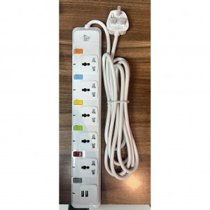 چند راهی برق آیکون هوم ICON HOME URB-5-USB