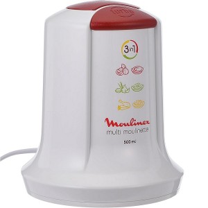 خردکن مولینکس مدل Multi Moulinette AT711 ساخت فرانسه، توان 400 وات، ظرفیت 500 میلی‌لیتر – سفید