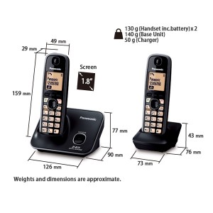 تلفن بی سیم پاناسونیک مدل KX-TG3712