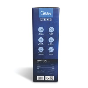 فن‌هیتر دوکاره مدیا Midea NTH20-21GR سری 5000 – گرمایش و سرمایش چهار فصل