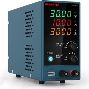 منبع تغذیه آزمایشگاهی قابل تنظیم HANMATEK HM310 (Adjustable DC Power Supply 0–30V 0–10A)