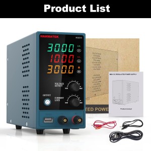 منبع تغذیه آزمایشگاهی قابل تنظیم HANMATEK HM310 (Adjustable DC Power Supply 0–30V 0–10A)