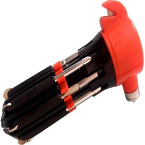 چکش اضطراری خودرو چندکاره Ebow – چکش شکستن شیشه و برش کمربند ایمنی (Car Safety Hammer)