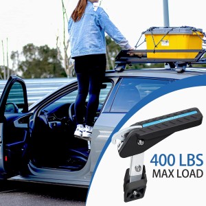 پله دسترسی درب خودرو ۵ حالته TOOENJOY – استپ تاشو اتصال به قفل درب خودرو برای دسترسی آسان به سقف، تحمل وزن ۱۸۰ کیلوگرم