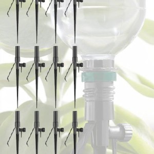 ست 12عددی آب‌دهی گیاه PARKSIDE – مخروط‌های آبیاری خودکار با تنظیم جریان، مناسب بطری‌های PET