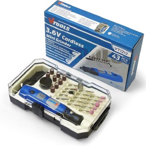 فرز مینیاتوری شارژی وی تولز مدل VT1212 مجموعه 43 عددی