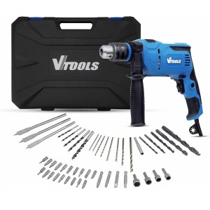 دریل چکشی 13 میلی متر وی تولز مدل VT1225-KIT مجموعه 50 عددی