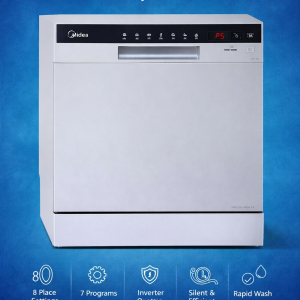 ماشین ظرفشویی رومیزی مایدیا مدل MIDEA WQP8-3802FS