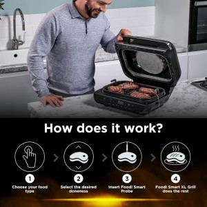 گریل و سرخ‌کن بدون روغن نینجا Foodi Smart XL مدل AG551