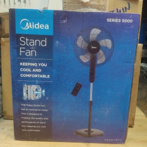 پنکه ایستاده مایدیا مدل FS40-15FR ریموت دار با ۵ پره