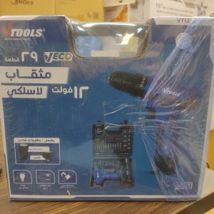 دریل پیچ گوشتی شارژی ۱۲ ولتی وی تولز مدل VT1227