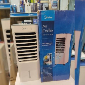 کولر آبی خانگی–اداری مایدیا AC100-18B با توان خنک‌کنندگی بالا و مصرف برق پایین
