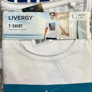 تیشرت مردانه برند LIVERGY