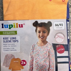 بلوز دخترانه ۲ عددی برند LUPILU