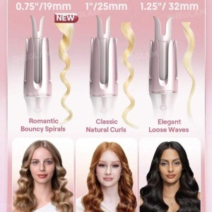 دستگاه کرلی صورتی شیگلم مدل Cupid's Charm (سایز 25 میل)