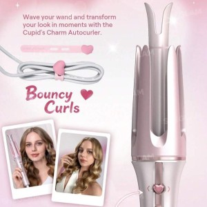 دستگاه کرلی صورتی شیگلم مدل Cupid's Charm (سایز ۳۲ میل)