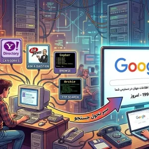 زندگی قبل از گوگل: مردم در دهه 90 چگونه در اینترنت جستجو می‌کردند؟