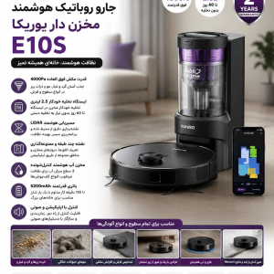 جارو روباتیک هوشمند مخزن دار یوریکا مدل Eureka E10S