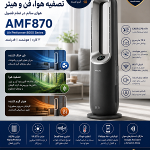 تصفیه هوا و فن هیتر فیلیپس مدل AMF870