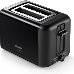 توستر بوش دو اسلایس مدل TAT3P423GB استیل مشکی (Bosch Compact Toaster TAT3P423GB)