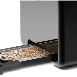 توستر بوش دو اسلایس مدل TAT3P423GB استیل مشکی (Bosch Compact Toaster TAT3P423GB)