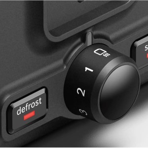 توستر بوش دو اسلایس مدل TAT3P423GB استیل مشکی (Bosch Compact Toaster TAT3P423GB)