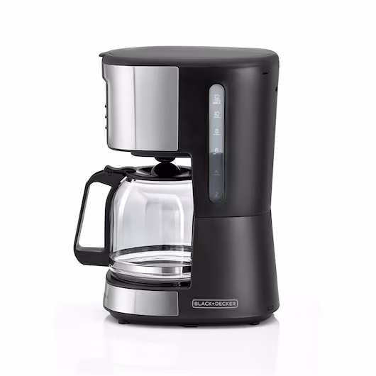 قهوه‌ساز بلک اند دکر 12 فنجان 900 وات مدل DCM85-B5 (Black+Decker Programmable Coffee Maker DCM85-B5)