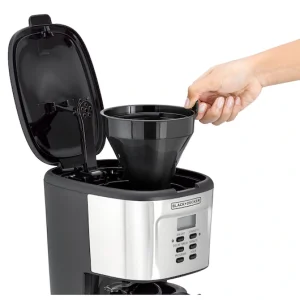 قهوه‌ساز بلک اند دکر 12 فنجان 900 وات مدل DCM85-B5 (Black+Decker Programmable Coffee Maker DCM85-B5)
