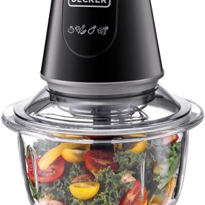 خردکن و غذاساز شیشه‌ای بلک اند دکر 400 وات مدل GC400-B5 (Black+Decker Multi-Function Glass Chopper &amp; Mincer GC400-B5)