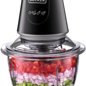 خردکن و غذاساز شیشه‌ای بلک اند دکر 400 وات مدل GC400-B5 (Black+Decker Multi-Function Glass Chopper & Mincer GC400-B5)