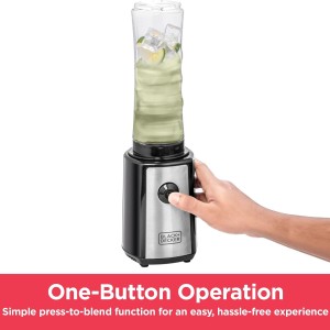 مخلوط‌کن ورزشی و اسموتی‌ساز بلک اند دکر 300 وات مدل SBX300-B5 (Black+Decker Sports Blender SBX300-B5)
