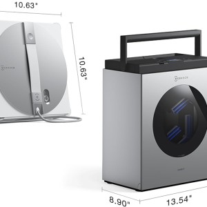 ربات شیشه‌شوی هوشمند ECOVACS WINBOT W3 OMNI با ایستگاه شستشوی خودکار