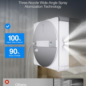 ربات شیشه‌شوی هوشمند ECOVACS WINBOT W3 OMNI با ایستگاه شستشوی خودکار