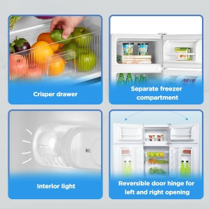 یخچال فریزر دو درب مایدیا 134 لیتری مدل Midea MDRT134FGE01AE