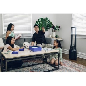 تصفیه‌کننده هوا و پنکه بدون پره ۲ در ۱ مایدیا مدل Midea Bladeless Air Purifier Fan  AMS150-PB