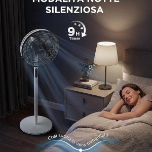 پنکه ایستاده کم‌صدا مایدیا مدل Midea FS35-26XRDSE(BW)