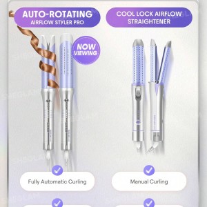 کرلی شیگلم بنفش سایز 25 Sheglam One Touch Airflow Styler