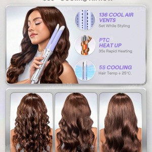 کرلی شیگلم بنفش سایز 25 Sheglam One Touch Airflow Styler