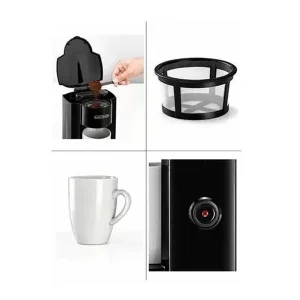 قهوه‌ساز تک فنجان بلک اند دکر 330 وات مدل DCM25-B5 (Black+Decker One Cup Coffee Maker DCM25-B5)