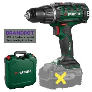 دریل و پیچ‌گوشتی شارژی پارکساید آلمان PARKSIDE HG12837 – 20V -   بدون باطری و شارژ