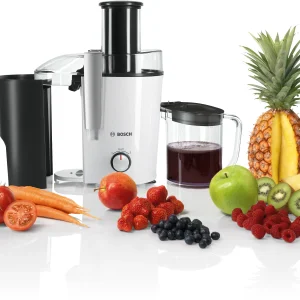 آبمیوه‌گیری سانتریفیوژی بوش MES25A، توان 700 وات، سفید