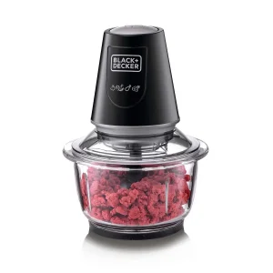 خردکن و غذاساز شیشه‌ای بلک اند دکر 400 وات مدل  GC400-B5