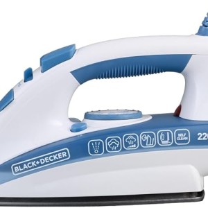 اتو بخار بلک اند دکر ۲۰۰۰ وات با کفی سرامیکی مدل X2000-B5 – آبی