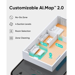 جارو روباتیک هوشمند یوفی مدل eufy L60 Hybrid