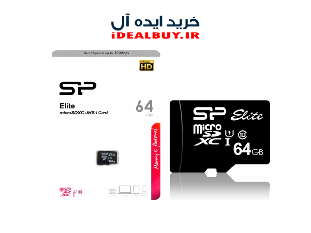 کارت حافظه Silicon Power Elite UHS-I U1 microSDXC  64GB