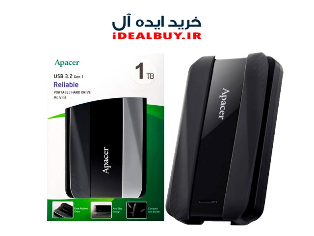 هارد اکسترنال APACER SLIM AC237 1TB