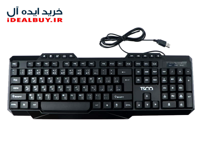 کیبورد تسکو TK8019 با حروف فارسی