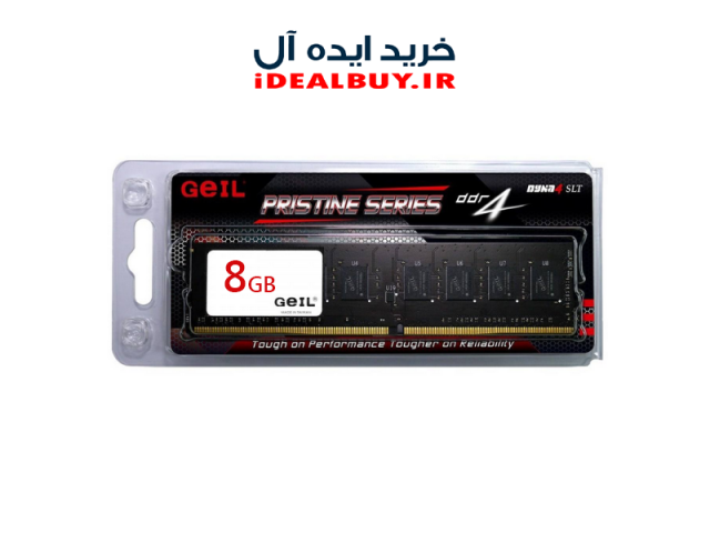 رم دسکتاپ Geil Pristine DDR4 2666MHz CL19 Single Channel Desktop RAM 8GB