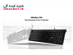 کیبورد جنیوس SlimStar 230 همراه با حروف فارسی
