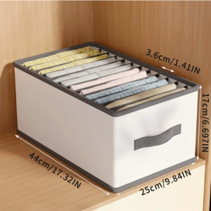 باکس کشویی پارچه‌ای با دسته و تقسیم‌بندی داخلی